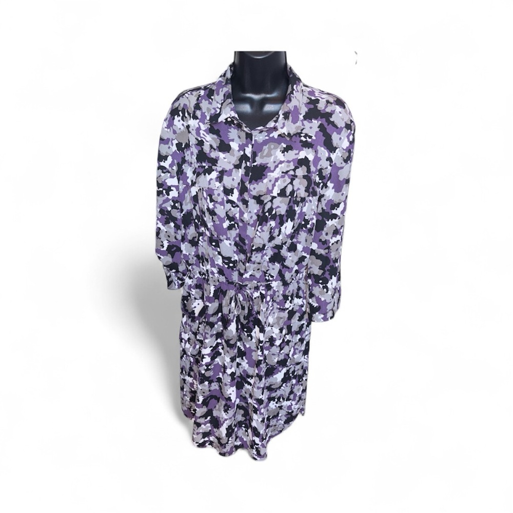 Reitmans Purple Camouflage Robe